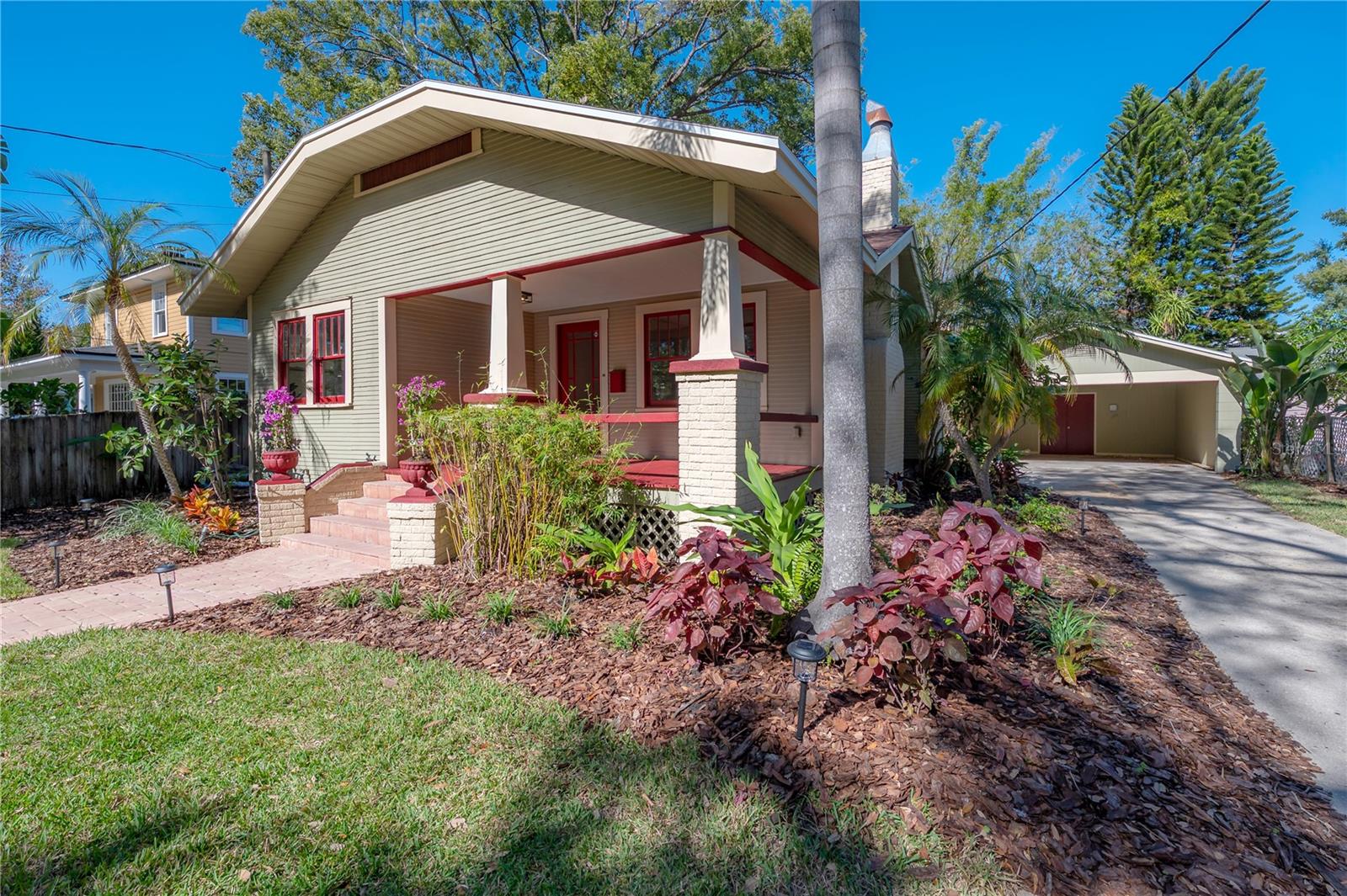 Beautifully Refinished Front Landscape