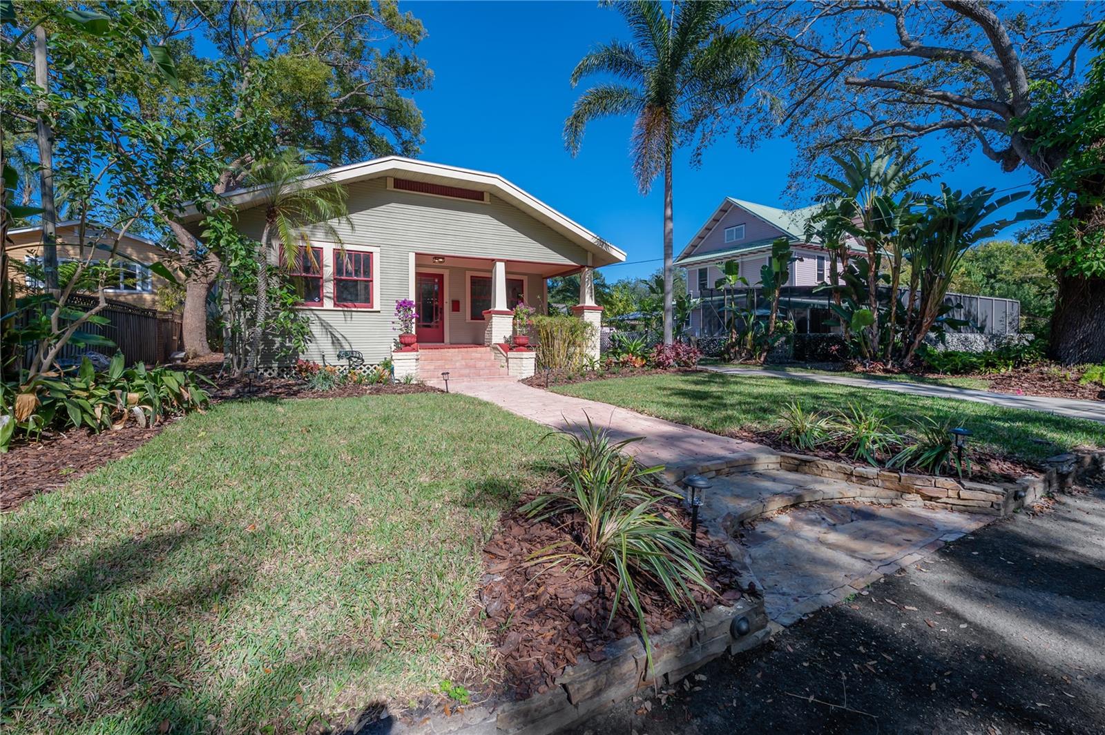 Beautifully Refinished Front Landscape