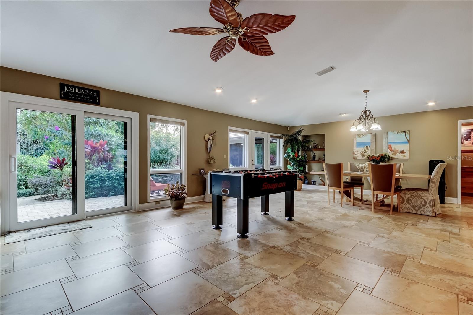 Look at the size of this Great Room Dining Room Combination