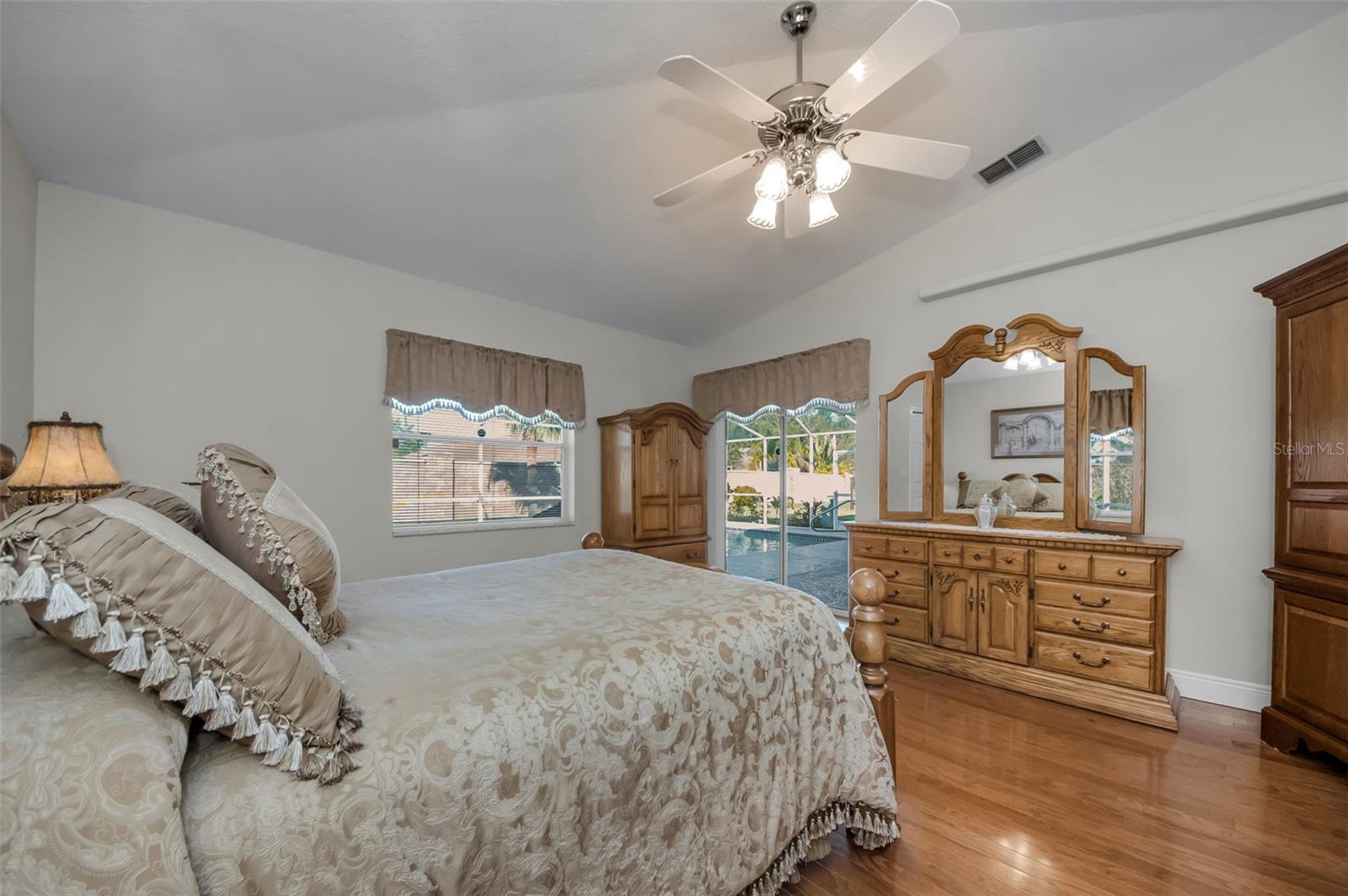 Primary Suite - Sliders to the Pool