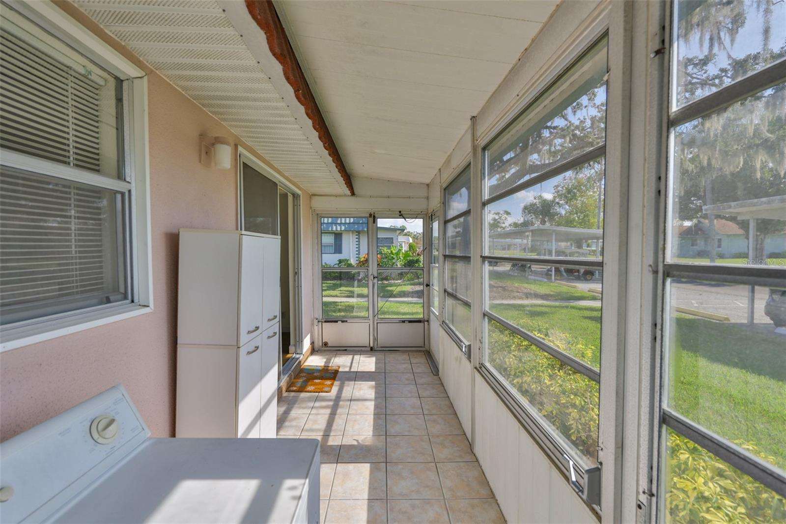 Florida Room, golf cart doors, rear door