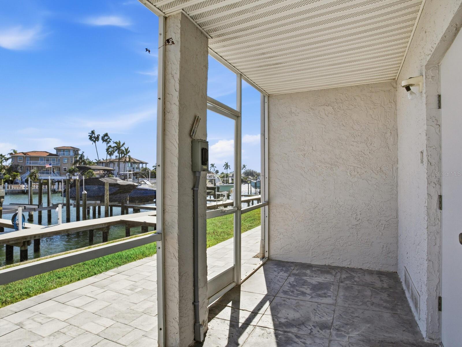 Dock access from back door