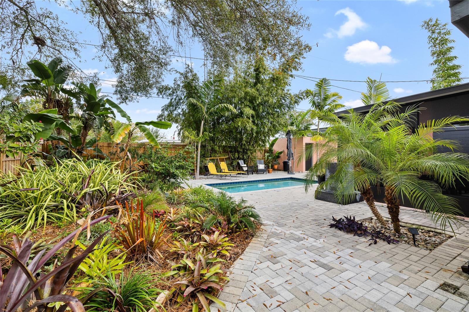 Extended Paver Patio to West Side of Property