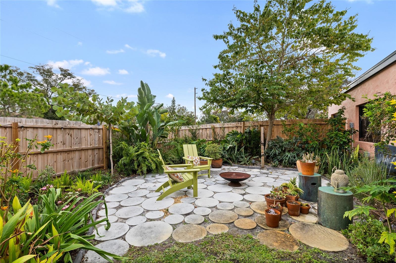 Firepit or Lounging Area off of ADU