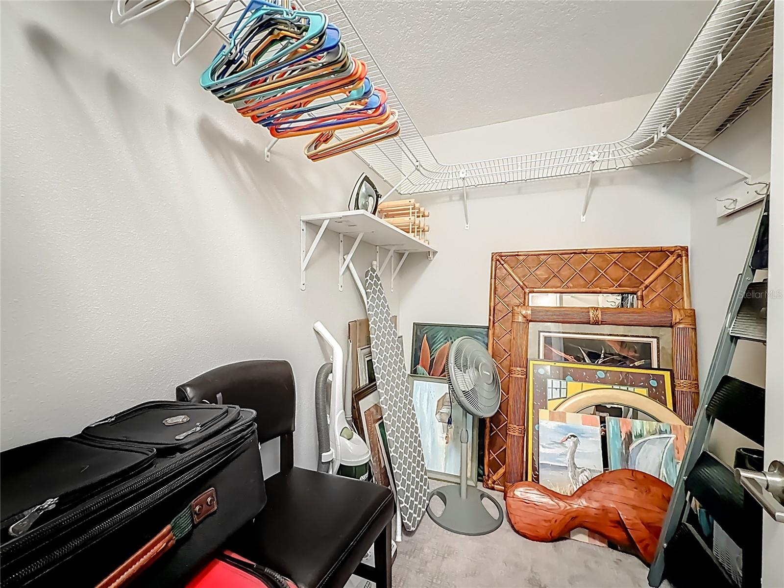 This is unusal but such a plus - a walk-in closet in the 2nd bedroom.