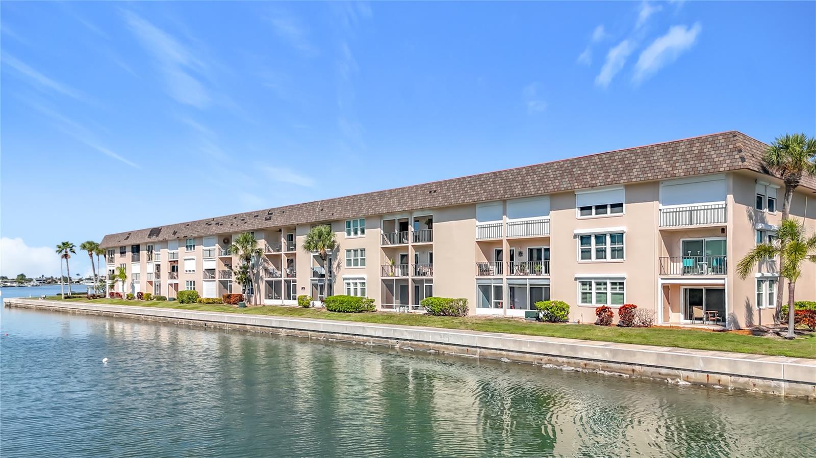 Aerial view of the back of the Enterprise building.