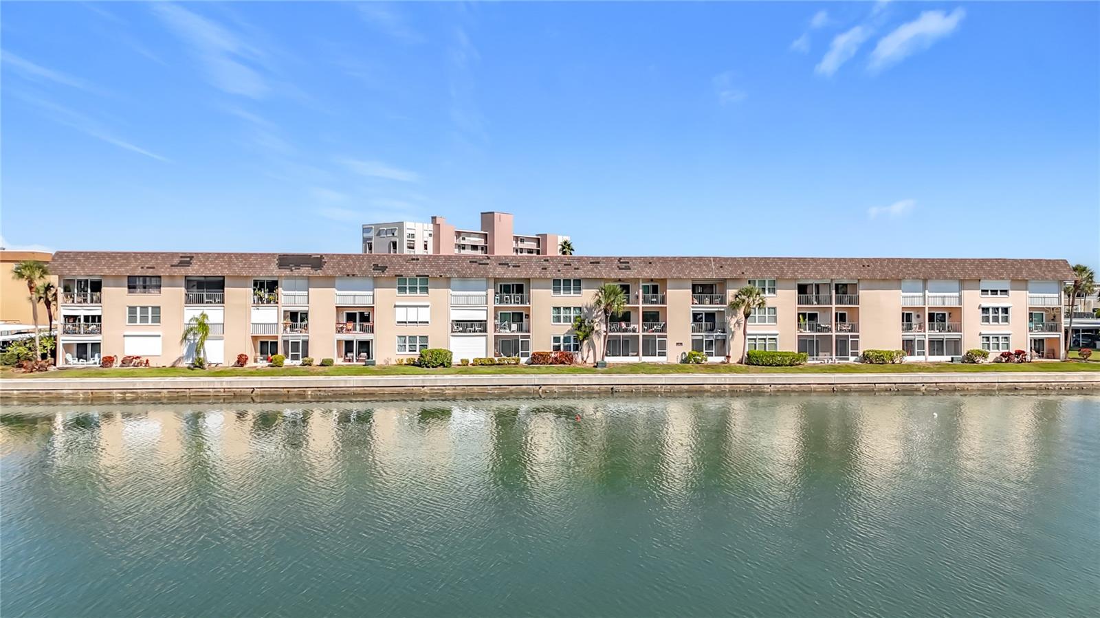 This aerial is looking directly at the back of the Enterprise building.