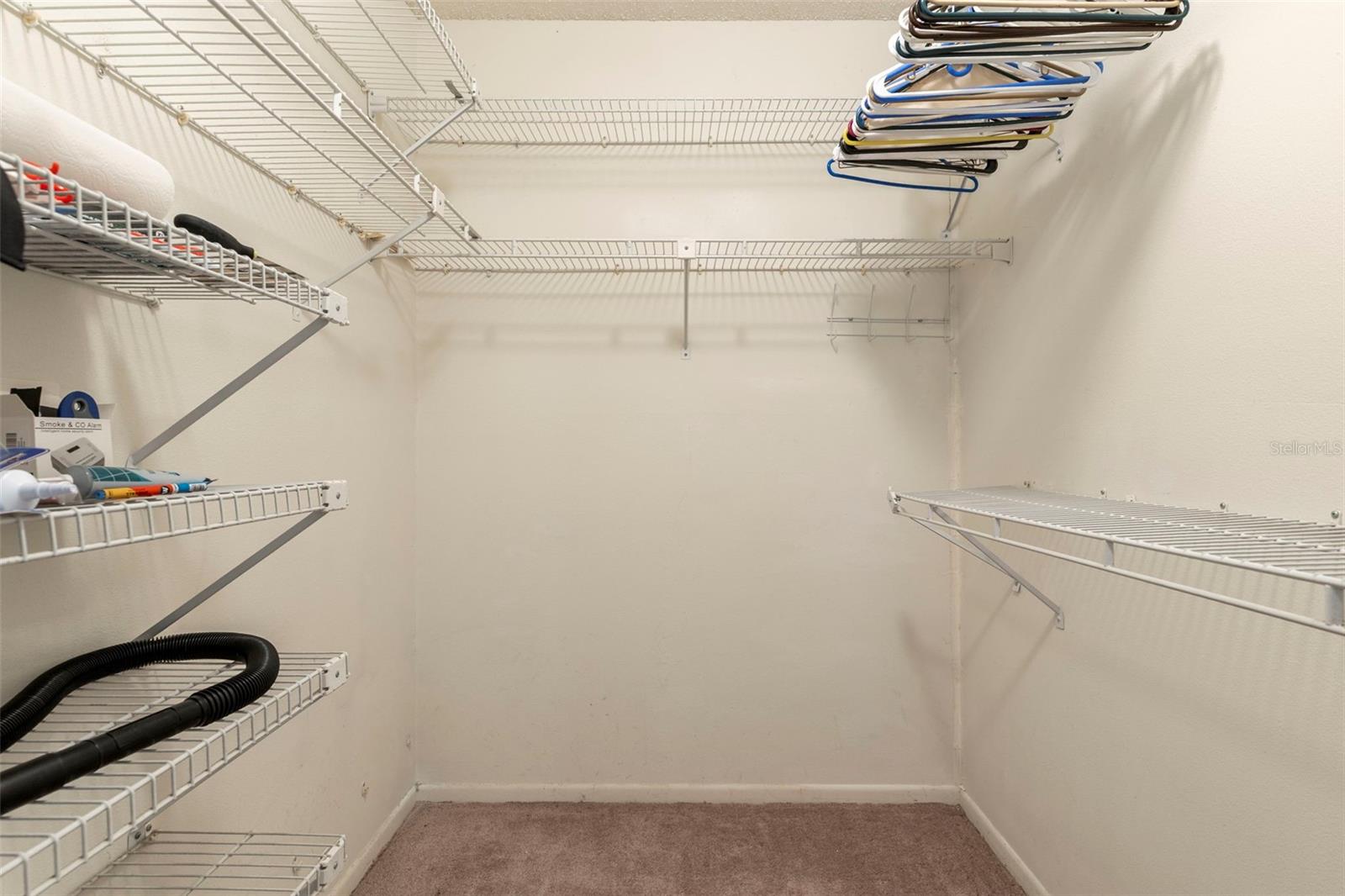 Primary walk in closet