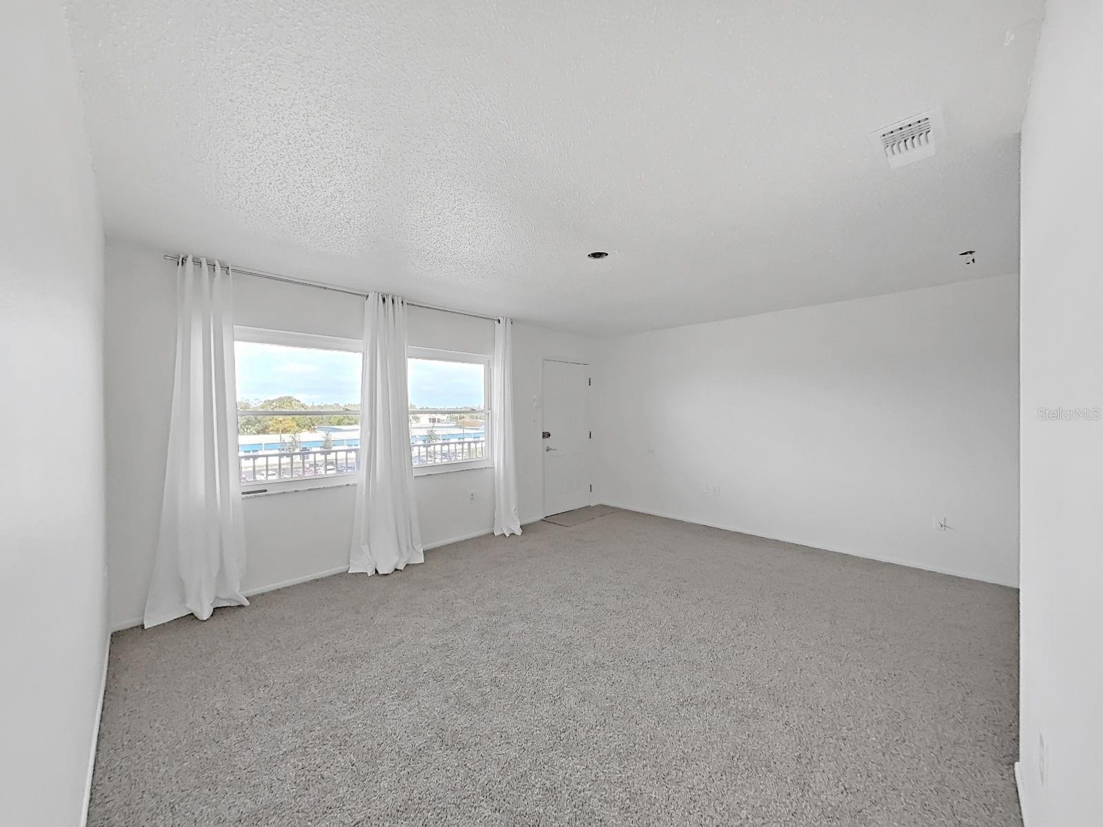 Lots of light with large windows!