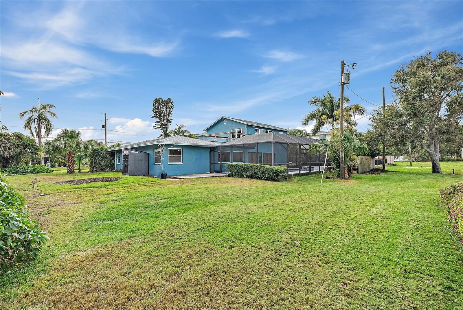 Giant Backyard of the property