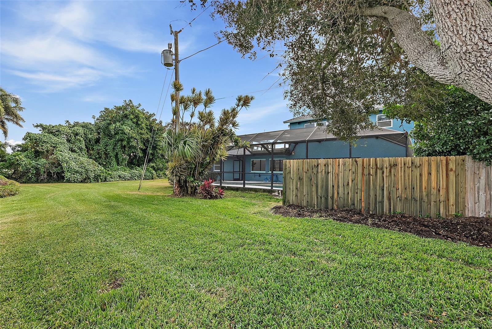 Back of the Property