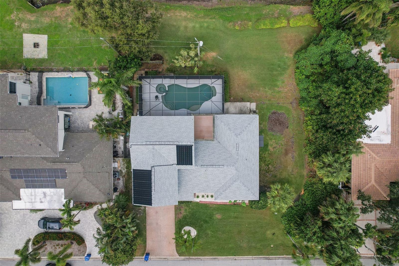 Aerial View of 12,240 sq ft property