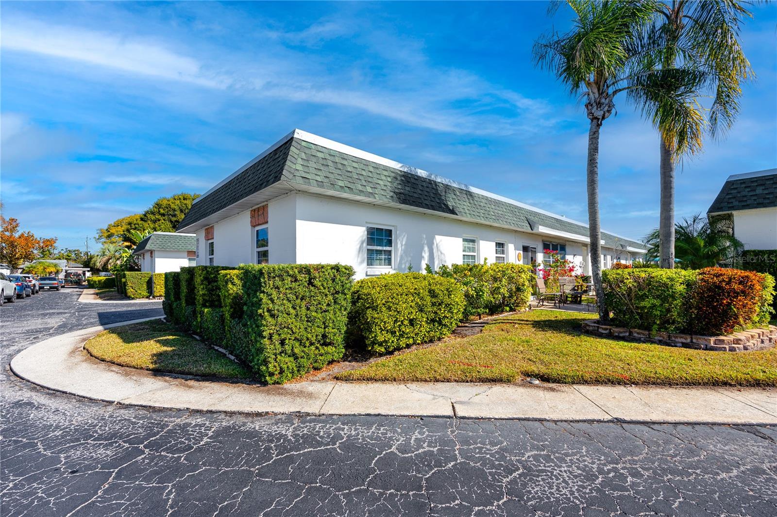 End unit with 1060 sf of living space!