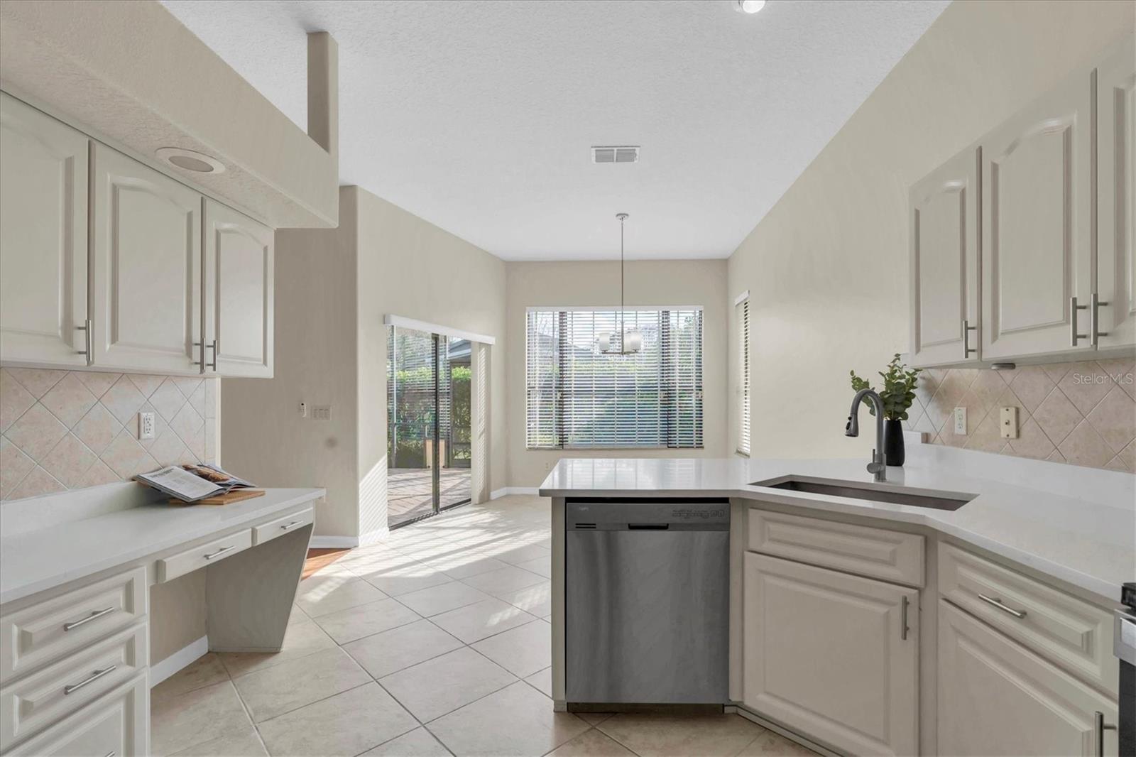Kitchen and Built-in Desk