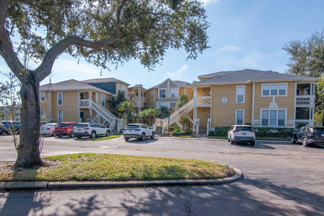 Building Entrance and Parking