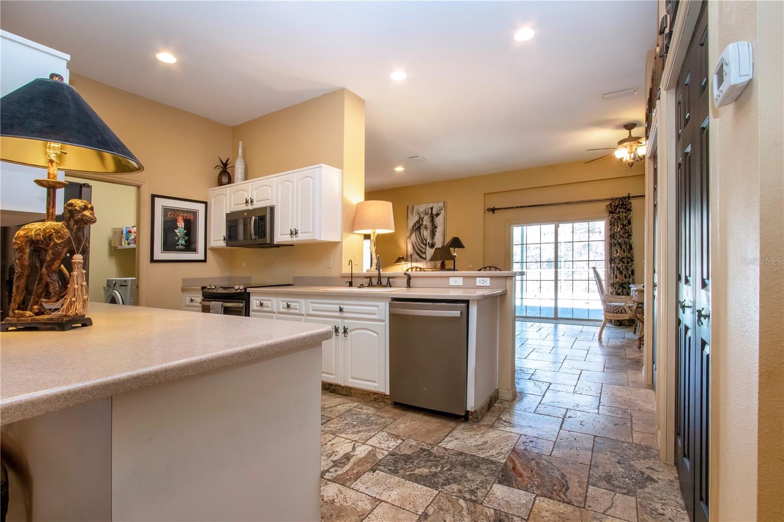 view from the other side of the kitchen