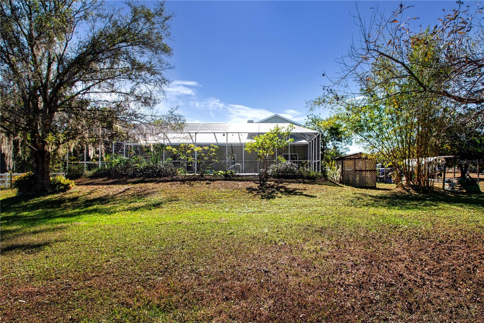 View of the back of the house