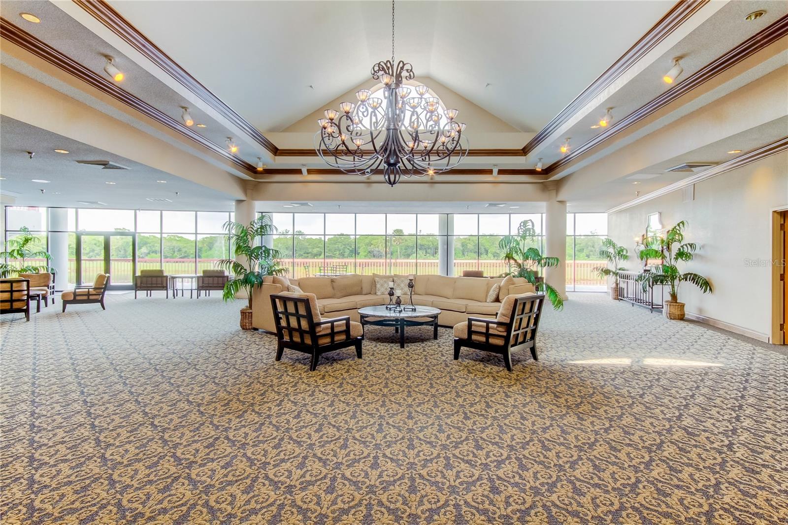 Grand Atrium overlooking golf course