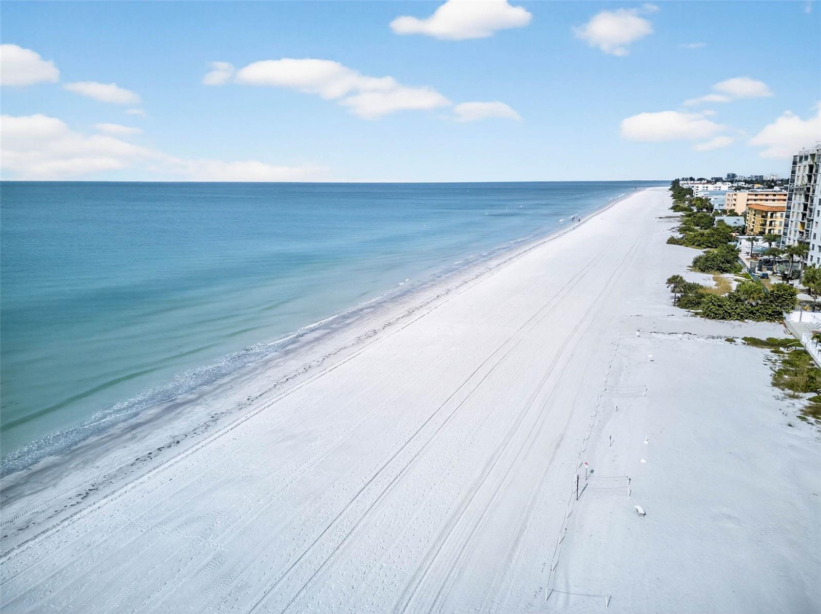 Steps to beautiful Indian Rocks Beach