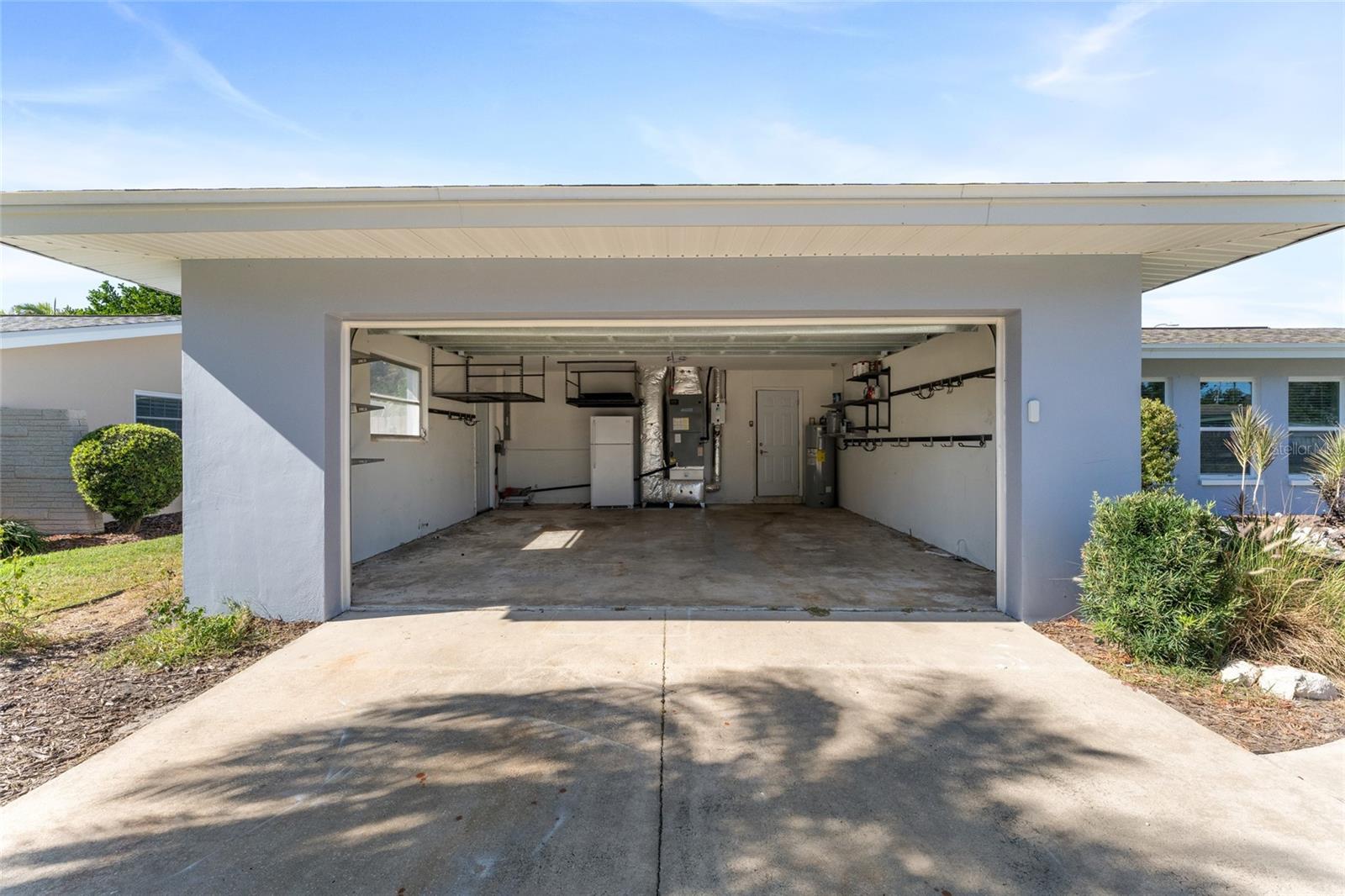 Oversized two car garage