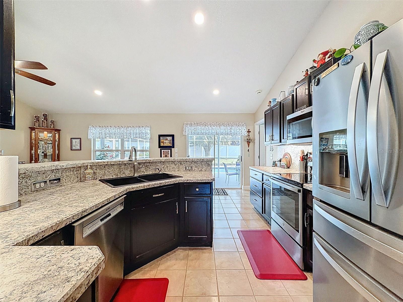 Lots of cabinets & Stainless Appliances