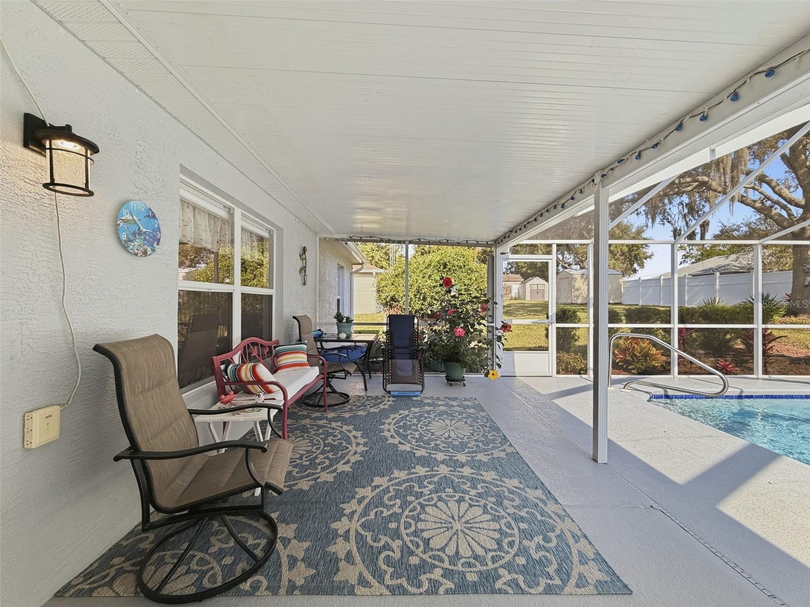 Plenty of room to relax by the pool