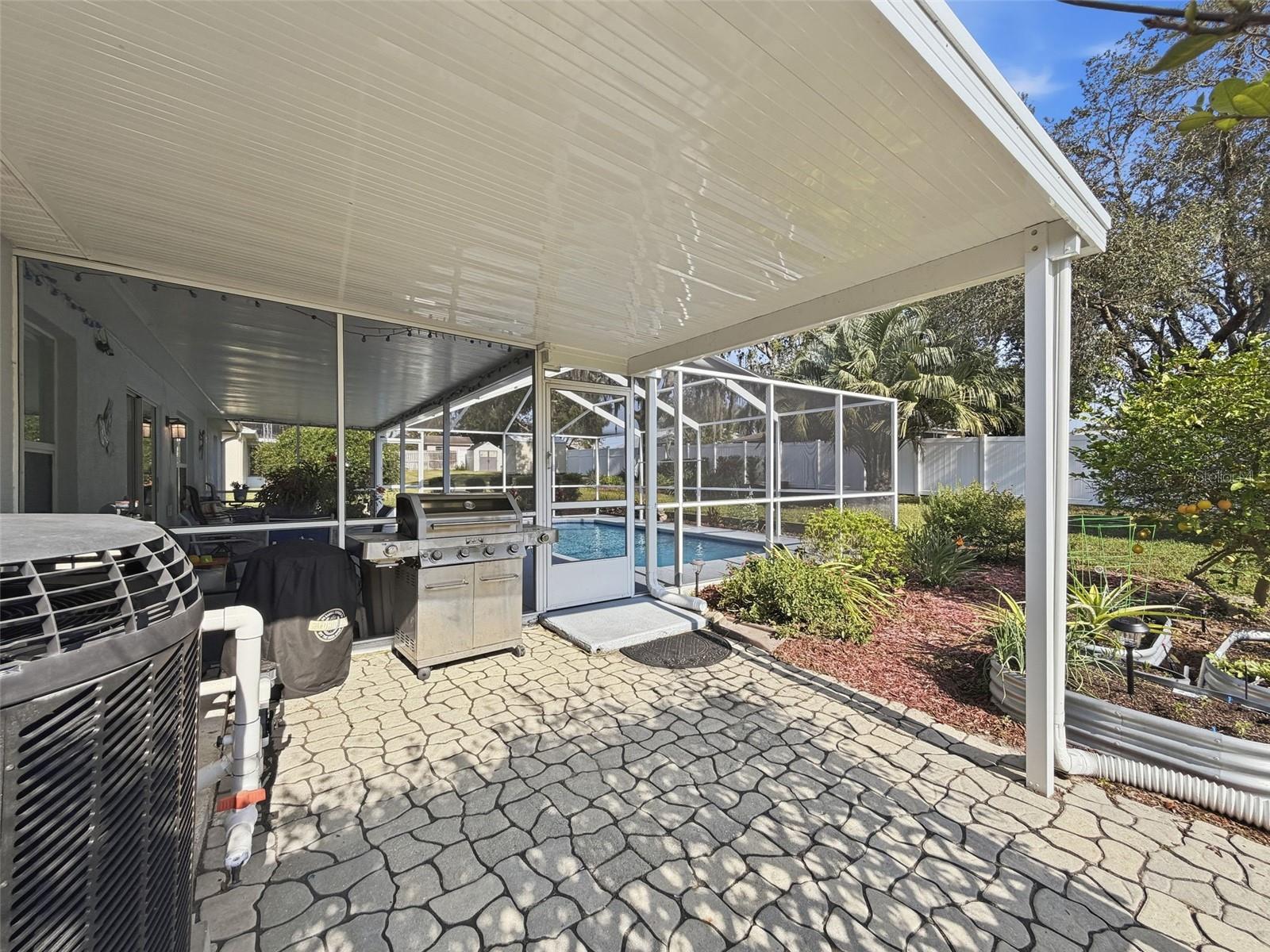 Walk right out into the garden from your pool!