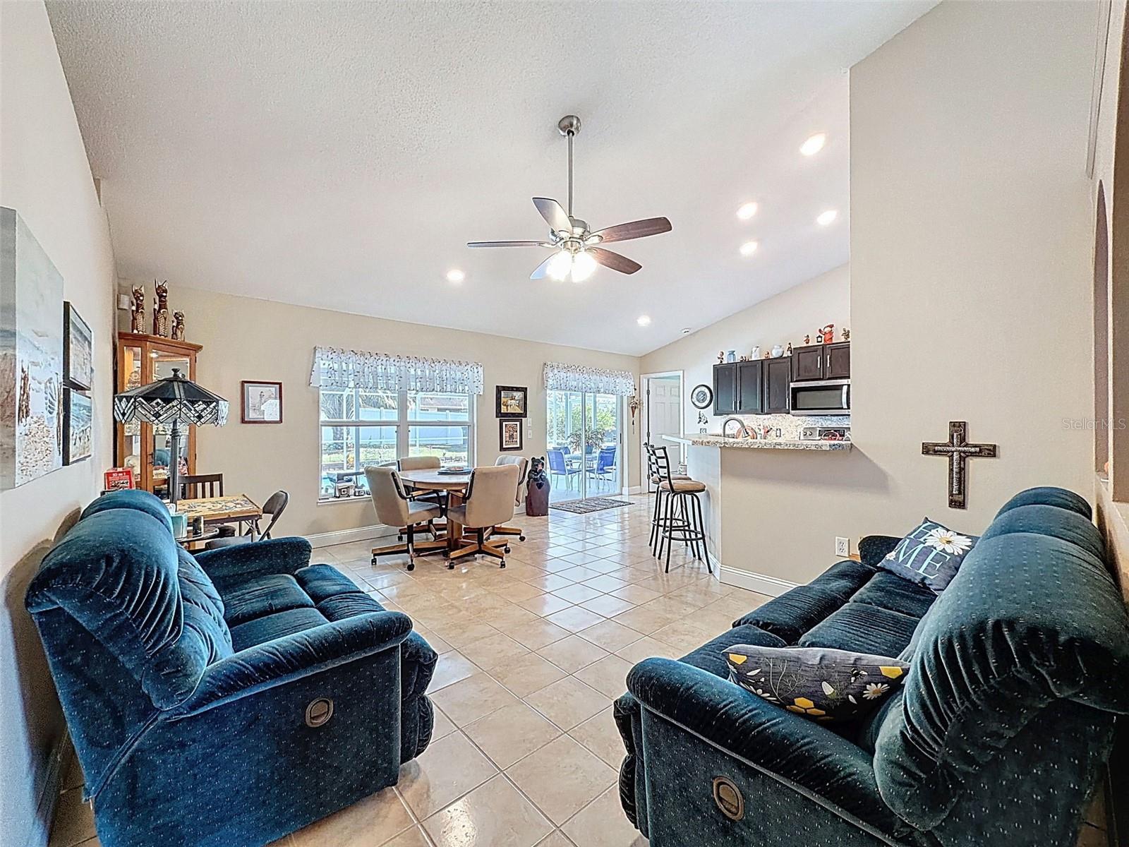 Family Room/Dining Area Combination