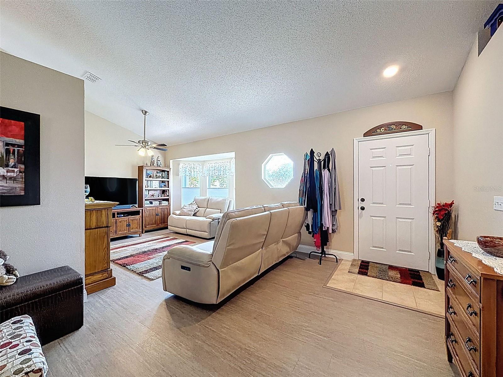 Entry with the Living Room to the left