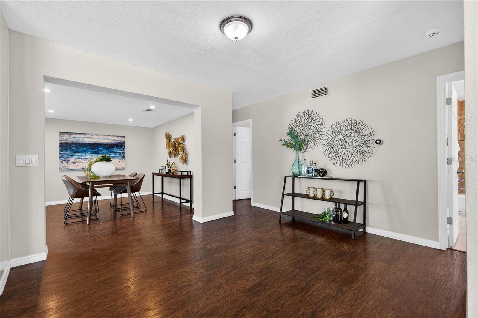 Open-concept space that flows effortlessly