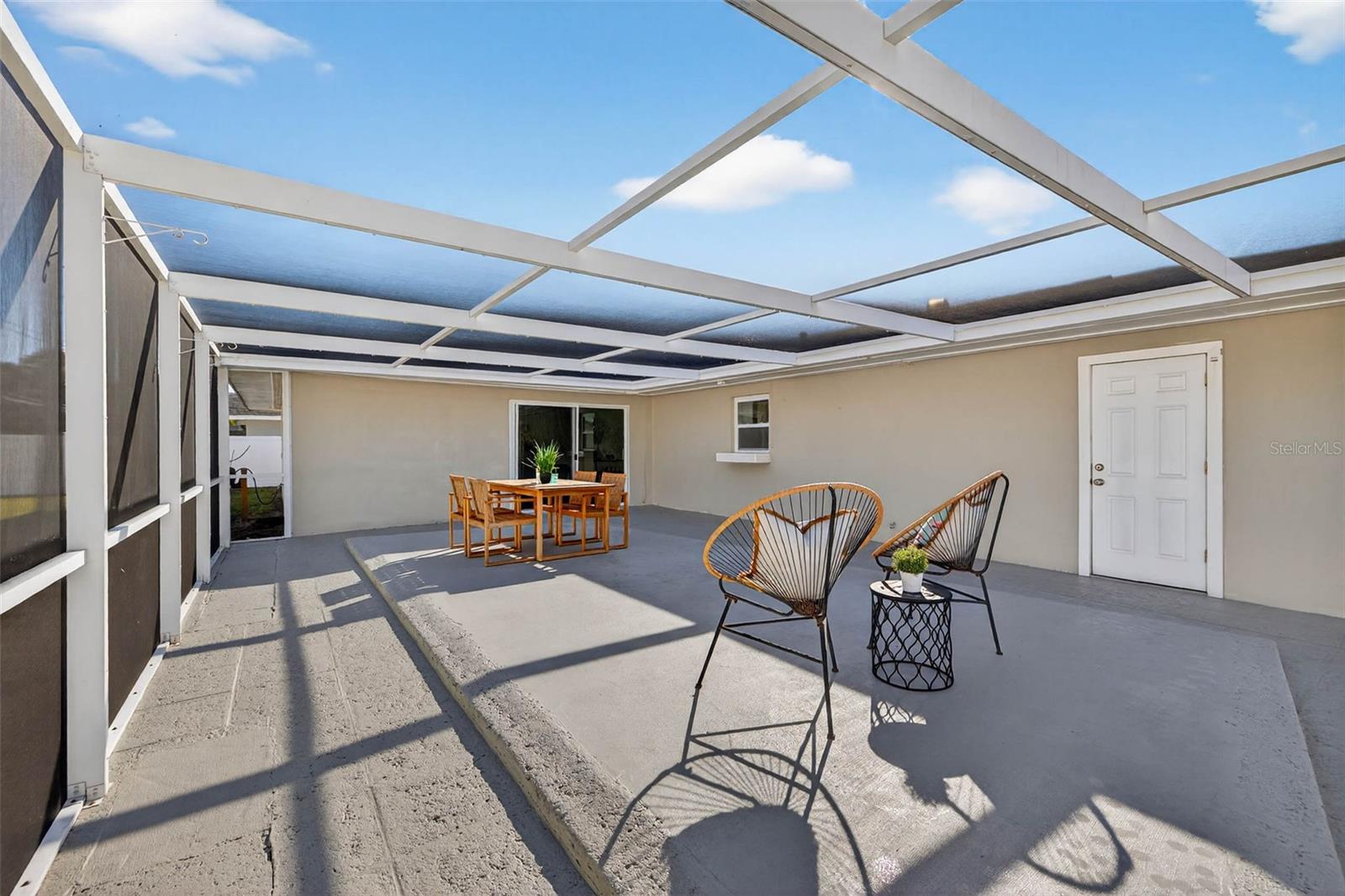 Freshly Painted Patio