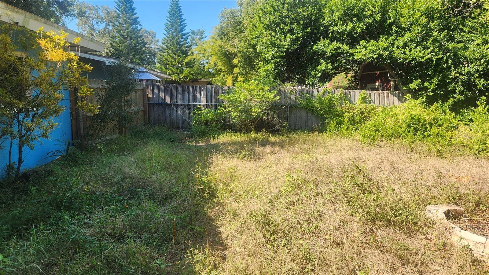 Fenced Backyard