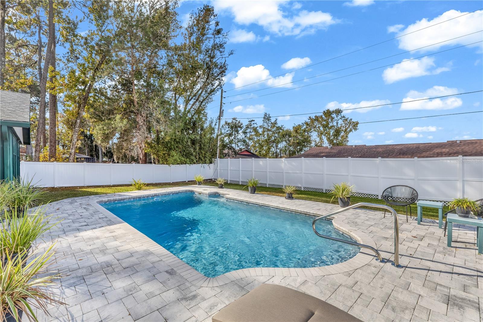 Newly resurfaced pool