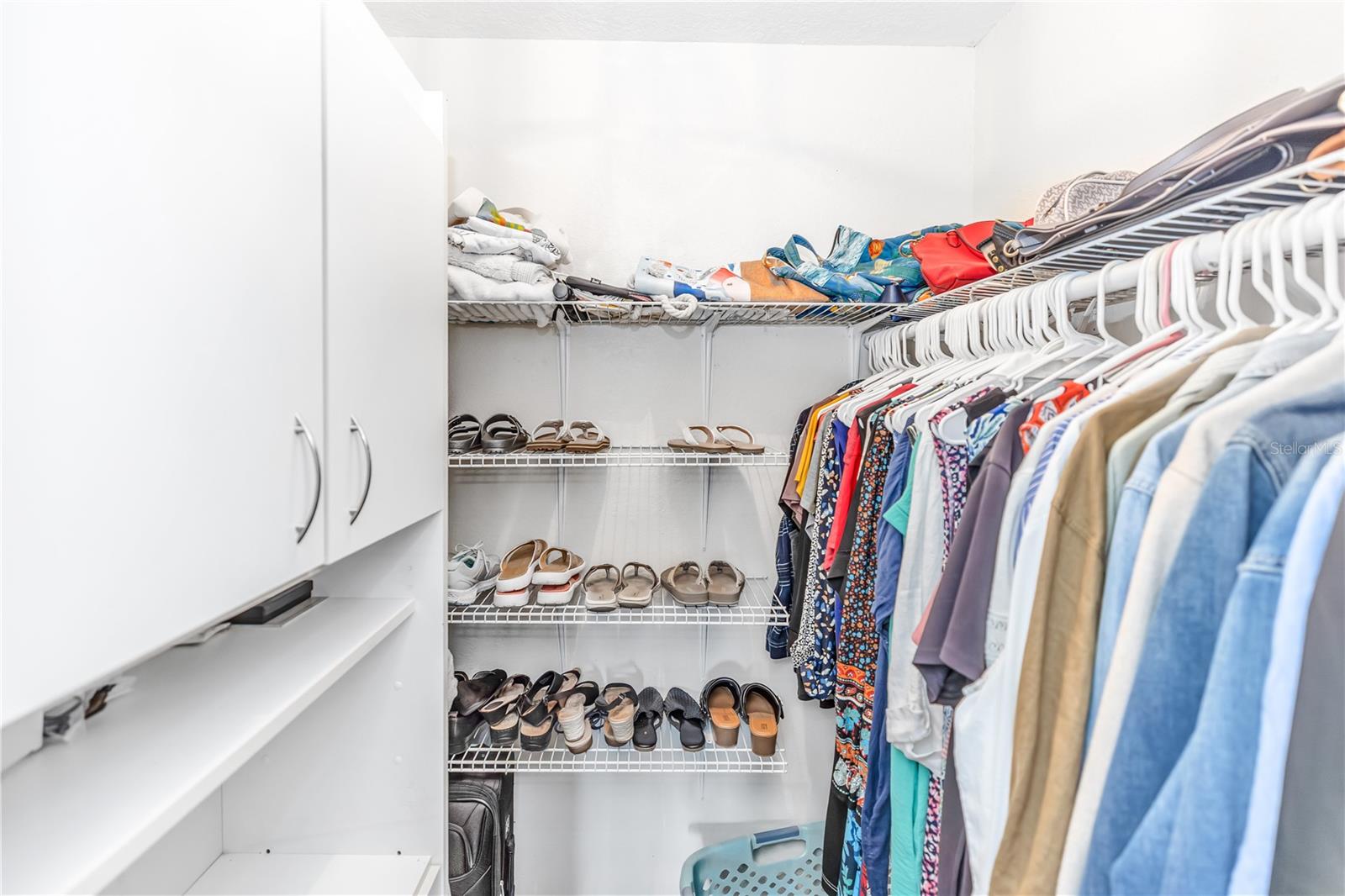 Primary walk in closet