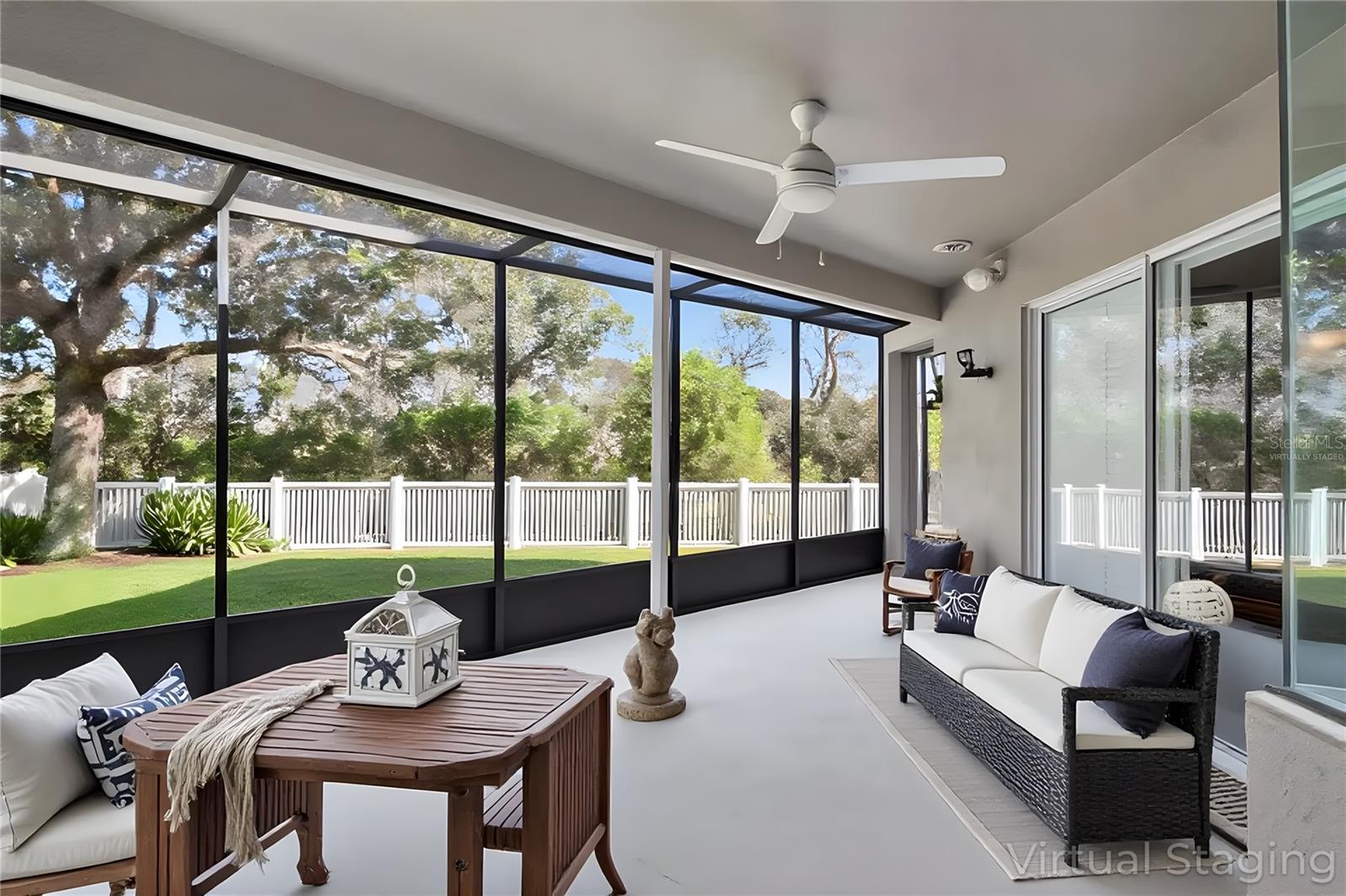 Lanai Virtually Staged