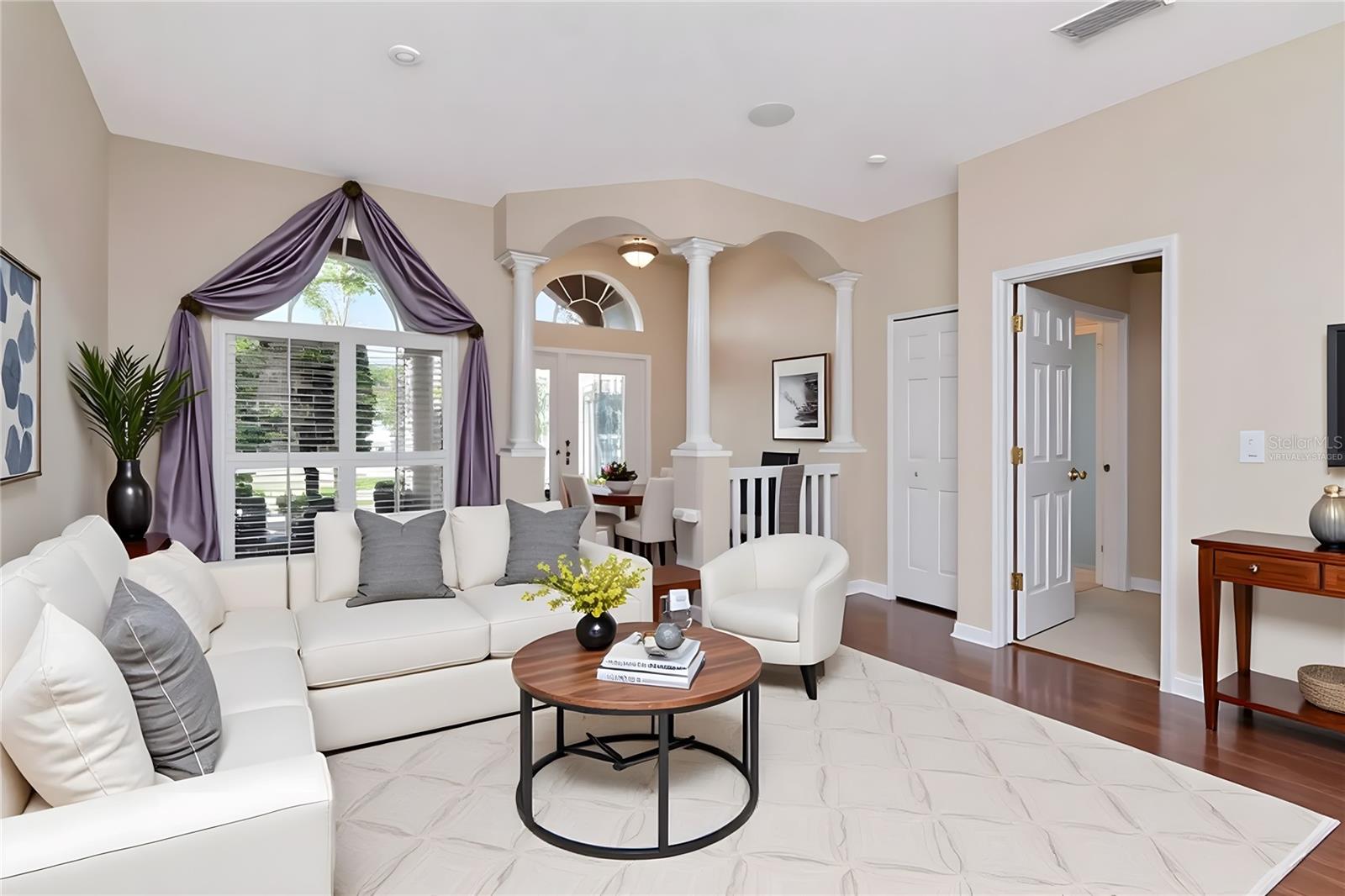 Living Room Virtually Staged