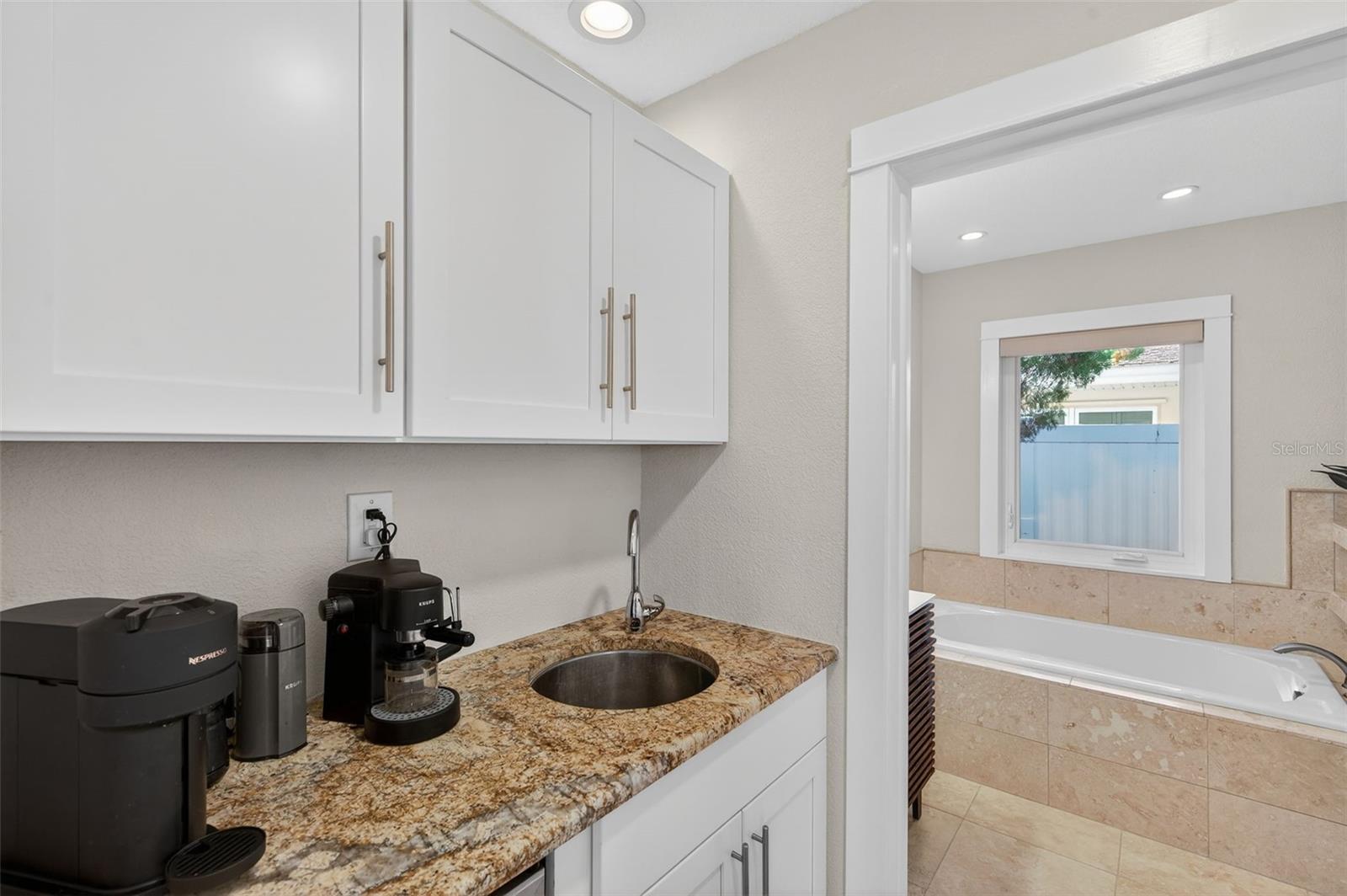 Wet Bar In Master Suite