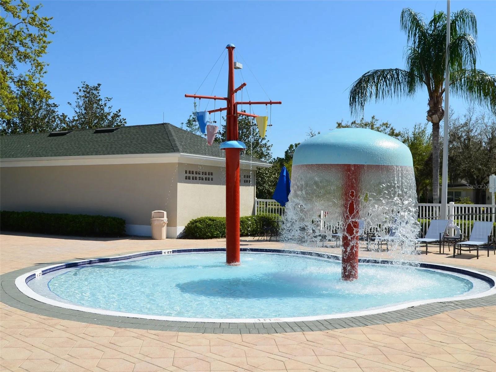 Separate children's pool