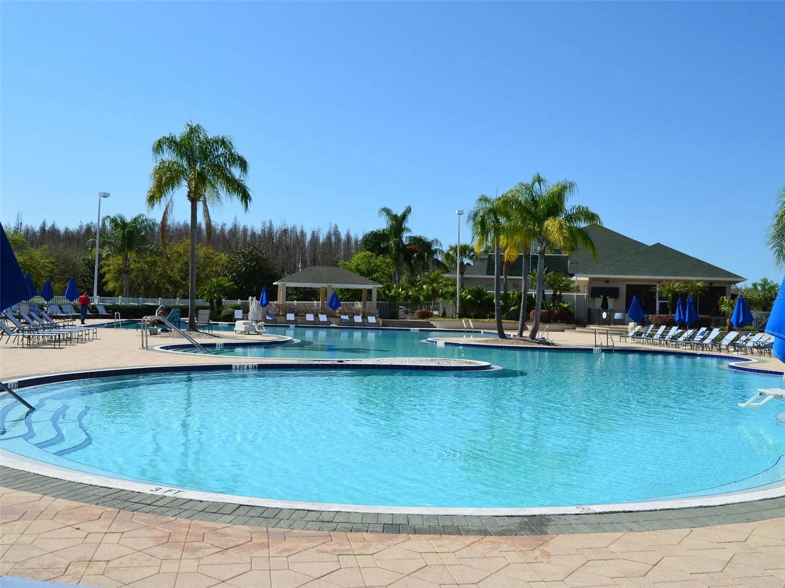 Heritage Isles Sparkling Pool, not photographed are the athletic center and olympic style pool with lap lanes