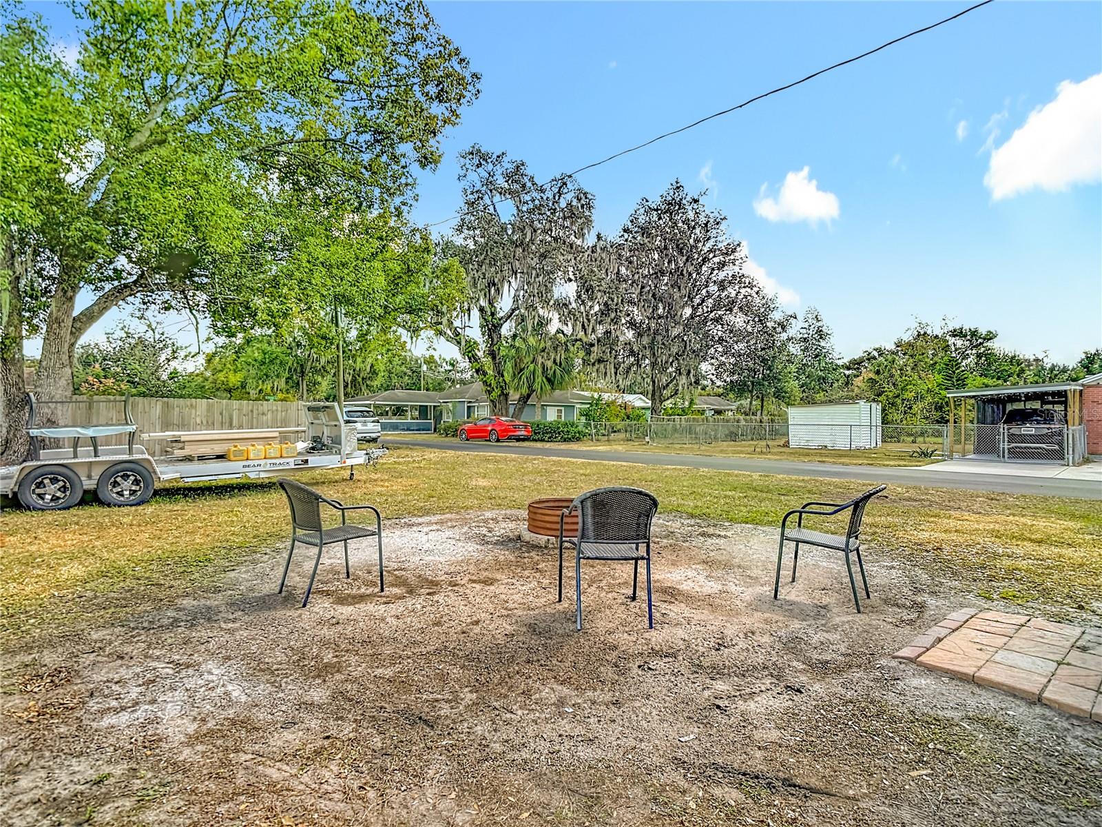 Large Corner Lot with Firepit