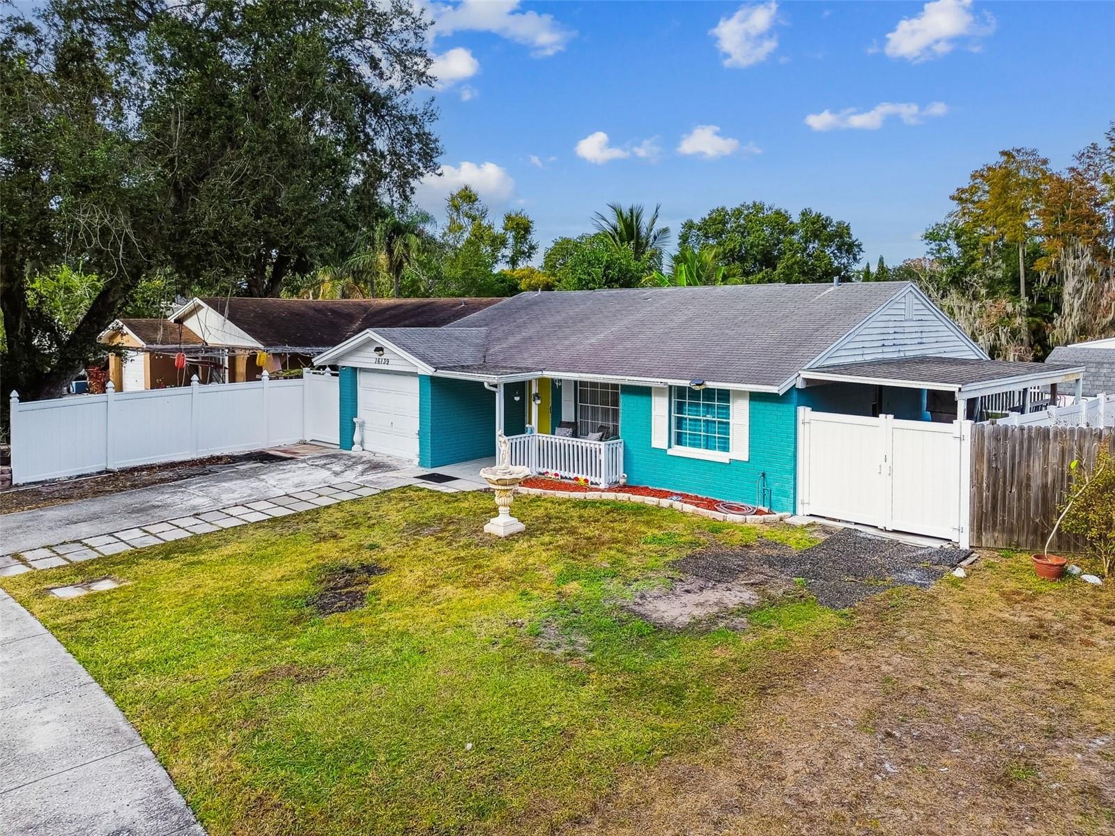 Fence is for additional storage