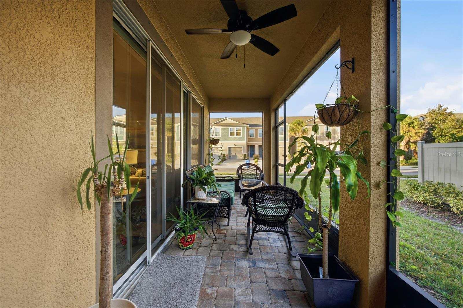 Side Enclosed porch view 2