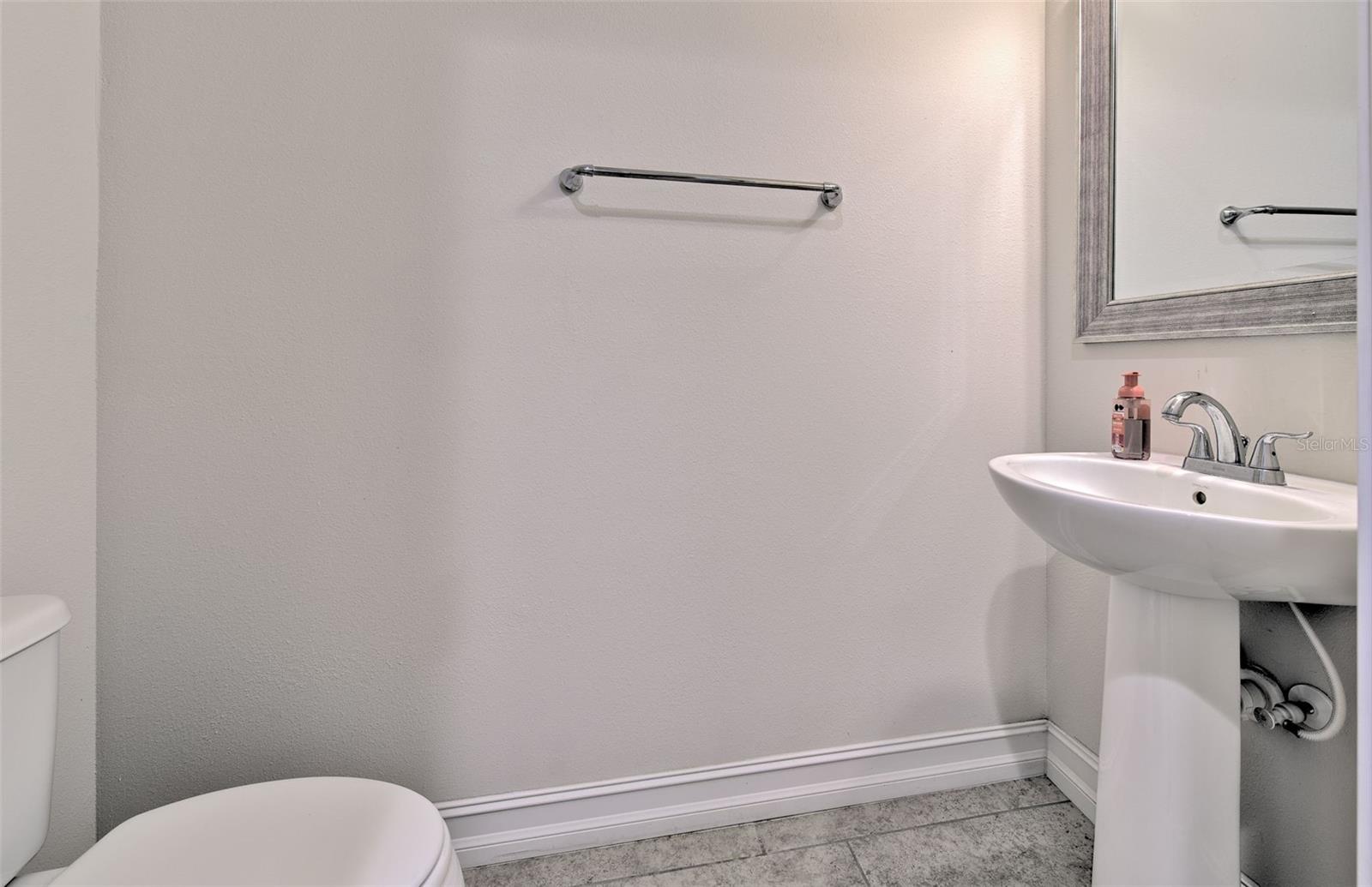 Downstairs half bathroom