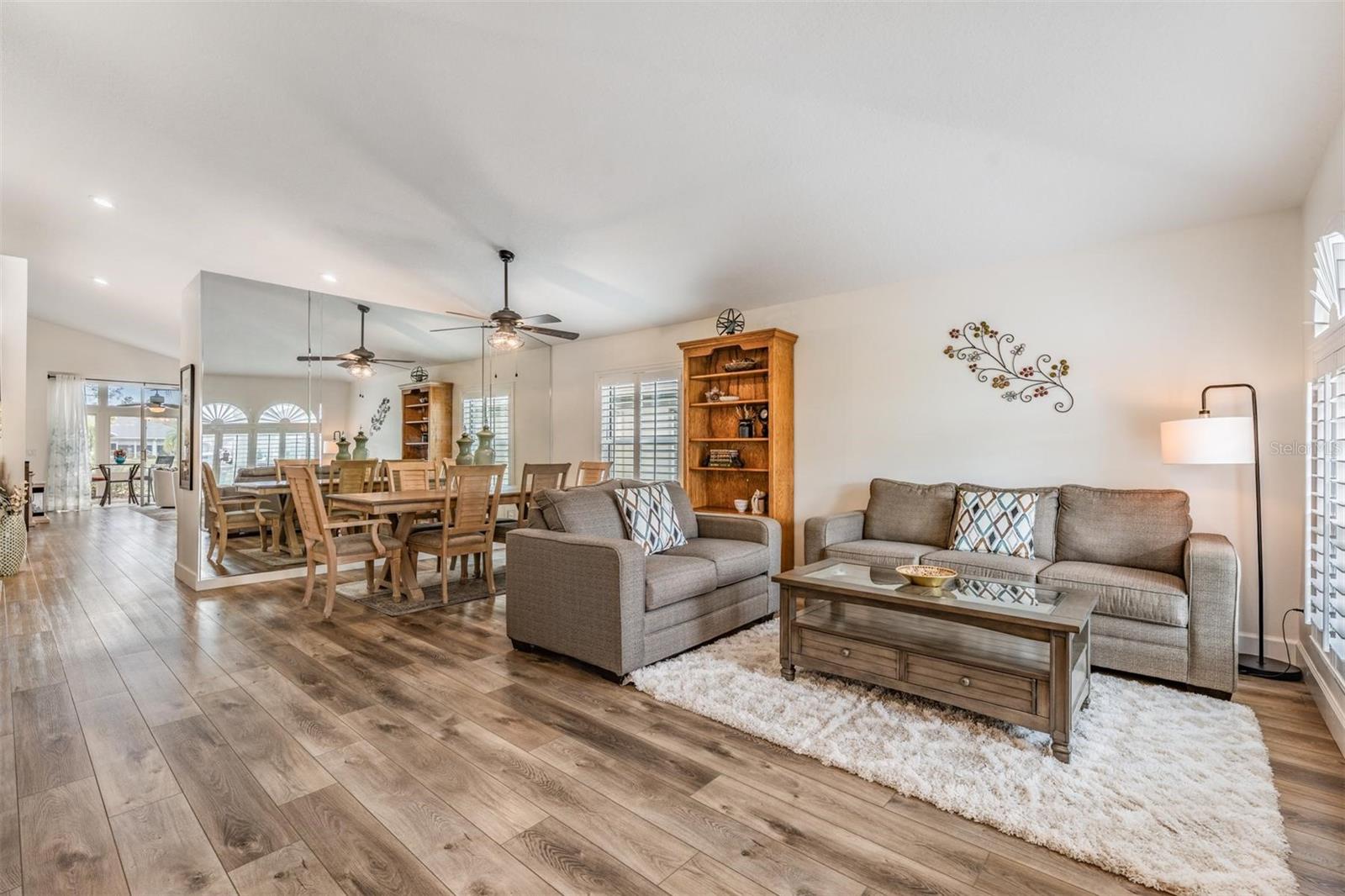 Separate living/dining room for the entertainer