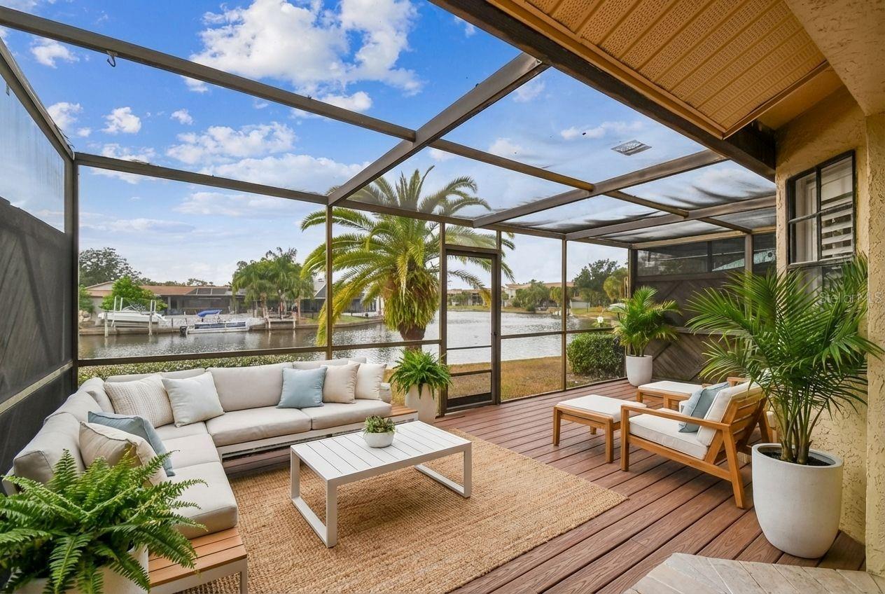 Option 1 - decorate with lounge chairs. make it your own oasis!