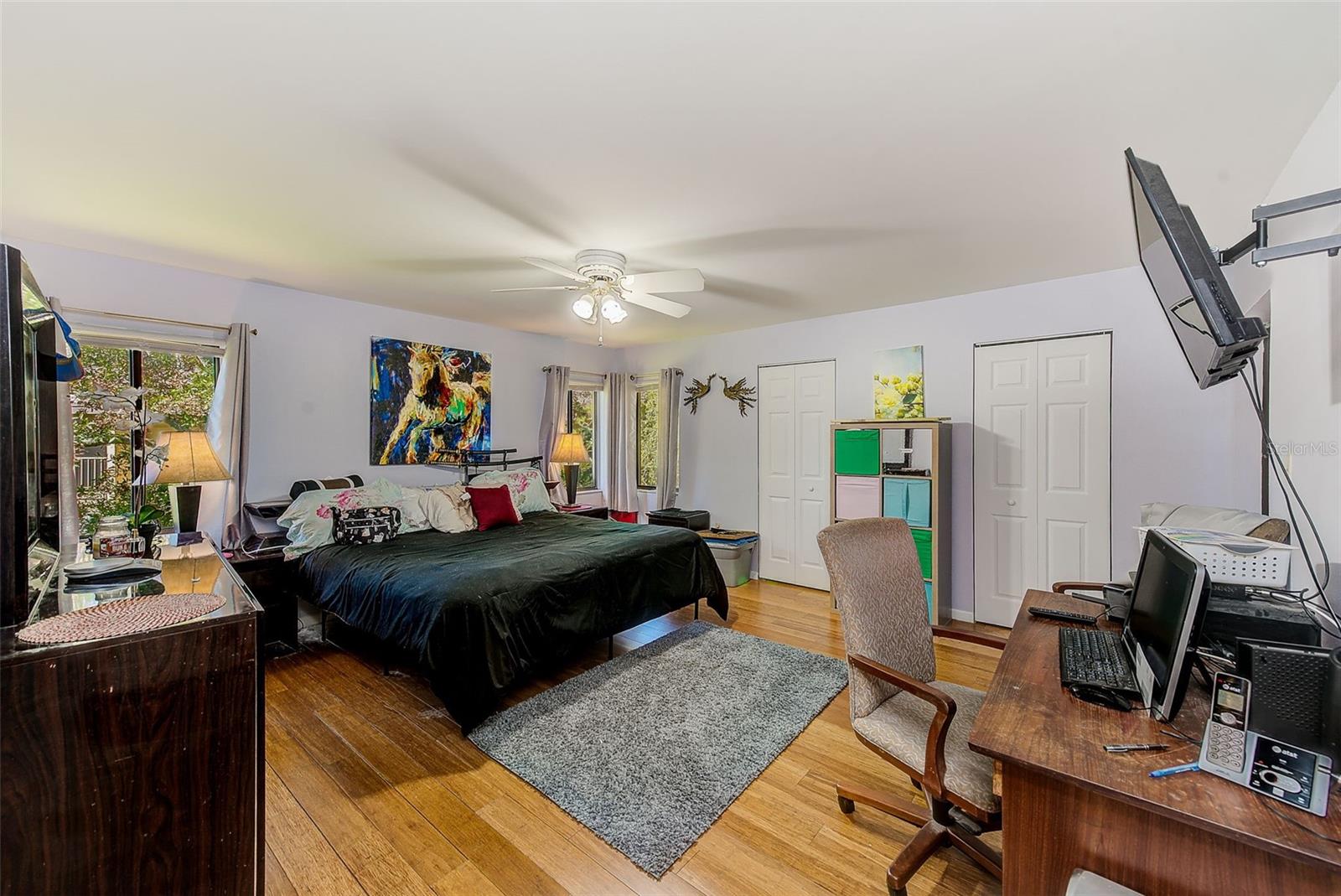 View of master bedroom