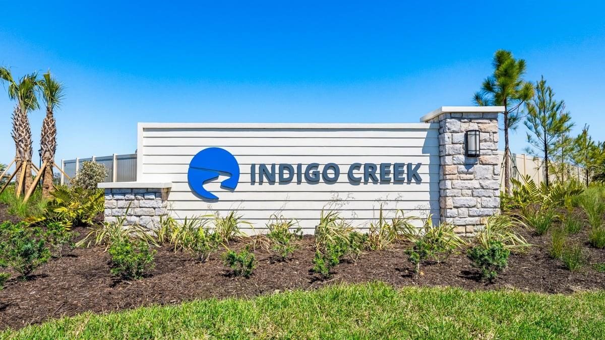 Indigo Creek Community Entrance