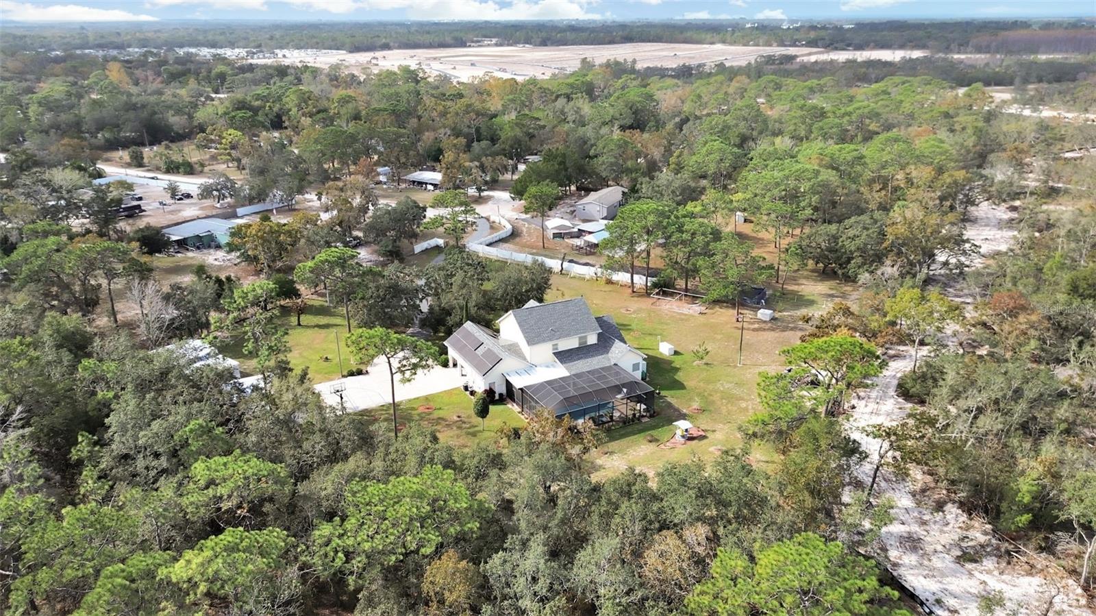 RIGHT SIDE BACK OF PROPERTY