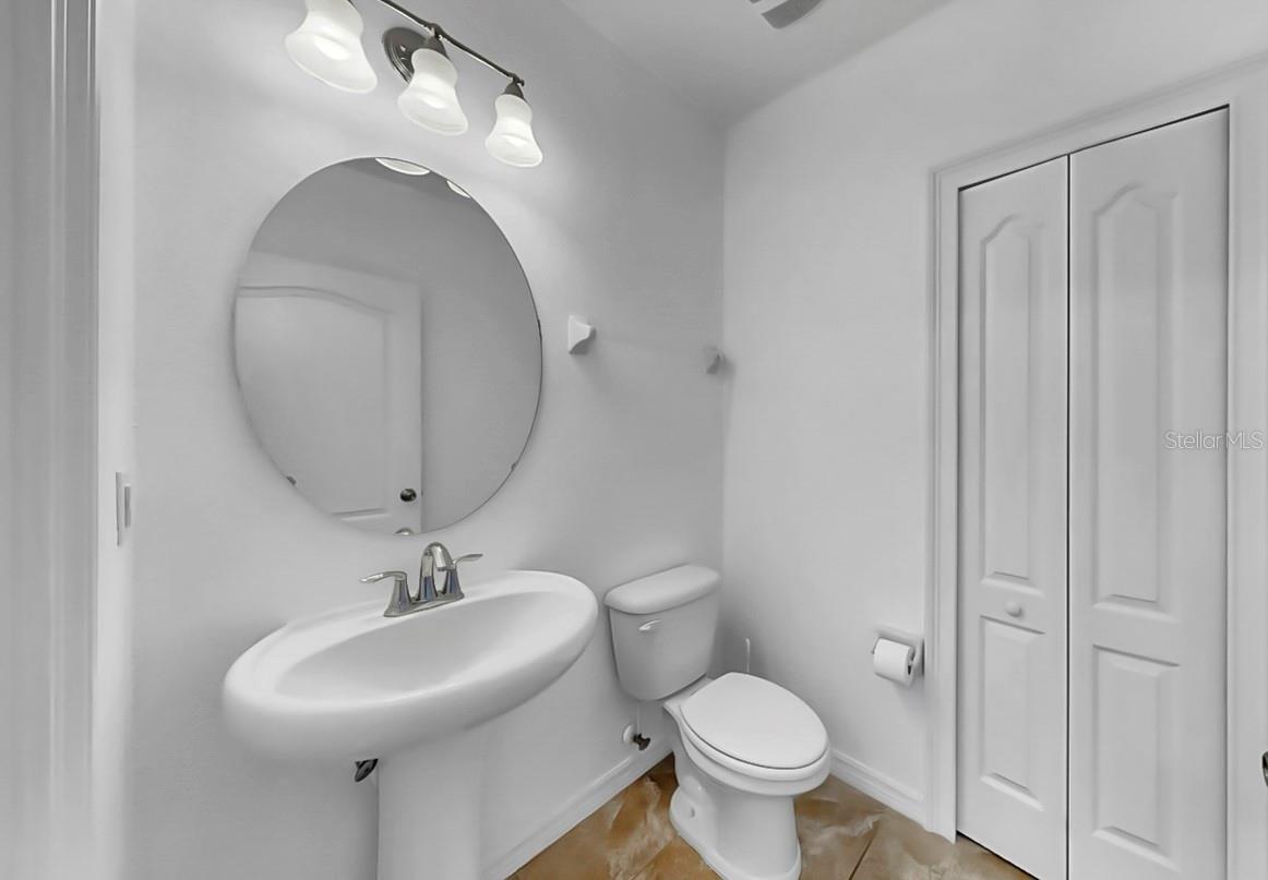 Half bath-downstairs