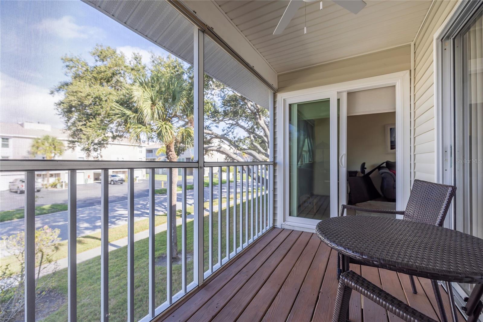 Balcony access from Primary Bedroom and Living room